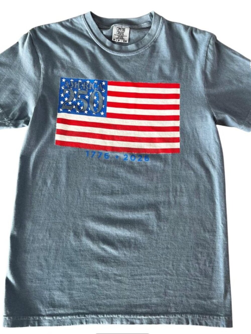 Comfort Colors T-shirt America 250 - 1776 - 2026 Small